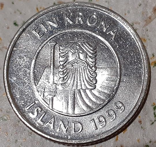 Исландия 1 крона, 1999 (5-5-83)