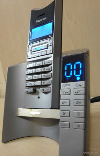 DECT радиотелефон Hagenuk Ceno 305 в стиле Hi-Tech с автоответчиком