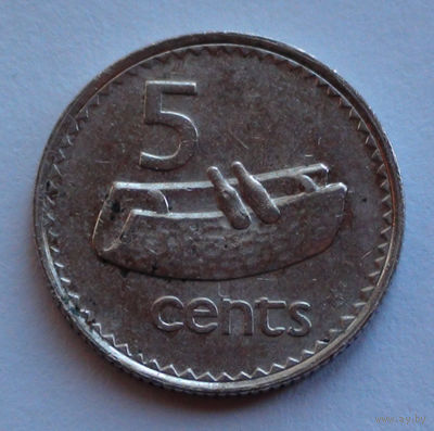 Фиджи 5 центов. 1990