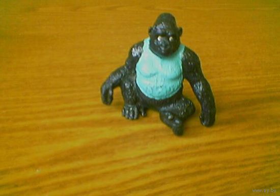 Горилла Коко (Ханабико, Koko Gorilla, обезьяна). Производство Bullyland. Made in Germany. 1988г. (возможен обмен)