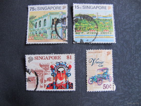 Сборный лот марок Сингапура