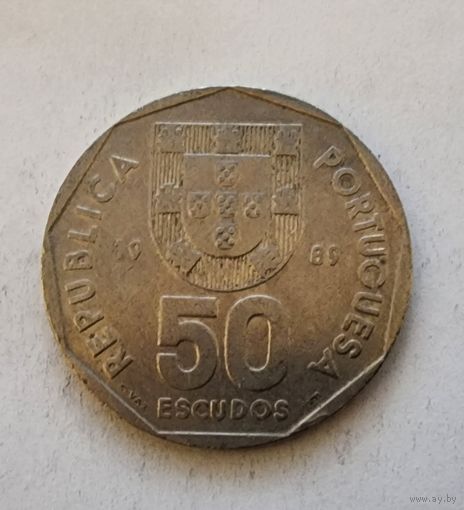 Португалия 50 эскудо, 1989