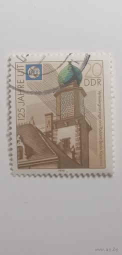 ГДР 1990. 125 лет UIT.