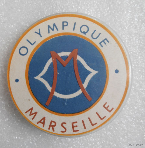 Эмблема Футбольного Клуба. Олимпик Марсель. Olympique Marseille #0238
