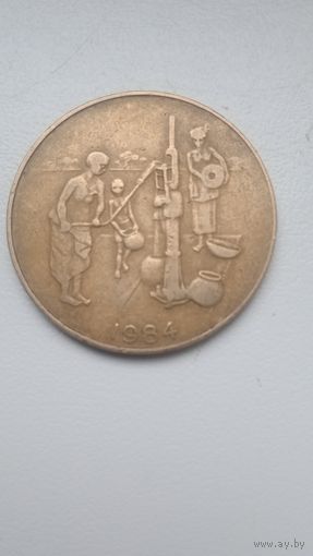 Западная Африка 10 франков 1984года