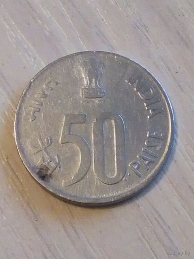 Индия 50 пайс 2002г.