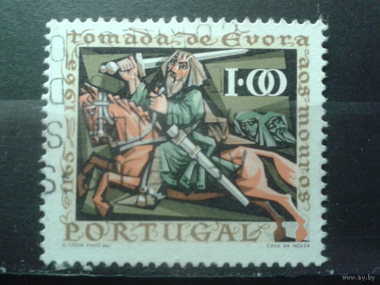 Португалия 1966 800 лет городу, средневековый рыцарь