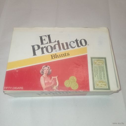 Коробка от сигар, винтажная коробка из под сигар