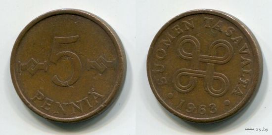 Финляндия. 5 пенни (1963)