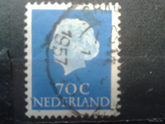 Нидерланды 1957 Королева Юлиана  70с