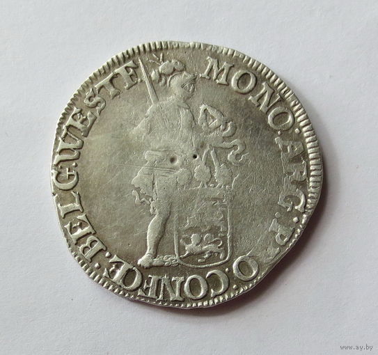 Талер. Зильбердукат, 1708 год. Голландия, провинция Вест - Фризия. Встречается реже. Большая, красивая монета. Уверенный оригинал. Хорошее состояние.