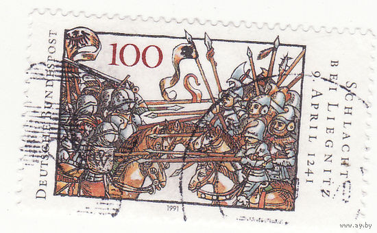 750 лет битве с монголами при Лейпциге 1991 год