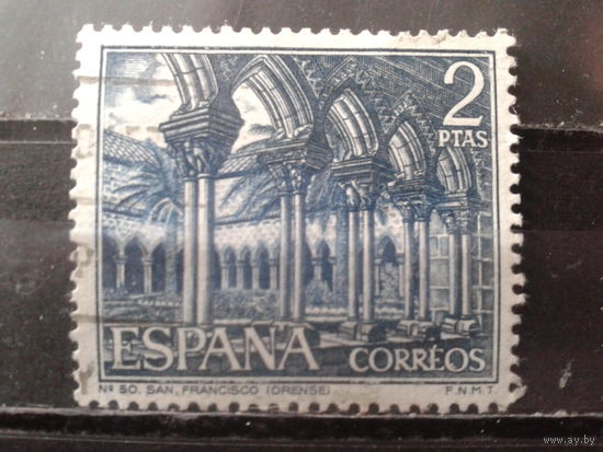 Испания 1970 Колоннада в монастыре
