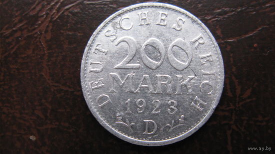 Германия 200 м 1923 D