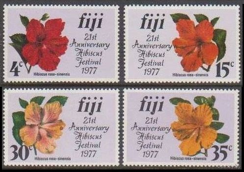 1977 Фиджи 364-367 Цветы