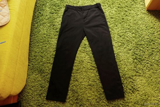 Чёрные школьные брюки F&F на р.146-152-158