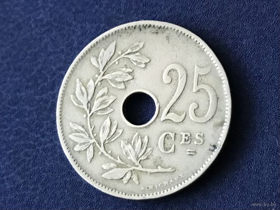 Бельгия 25 сантимов 1927 -que-