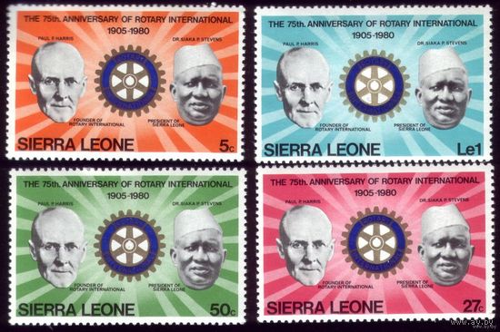4 марки 1980 год Сьерра-Леоне