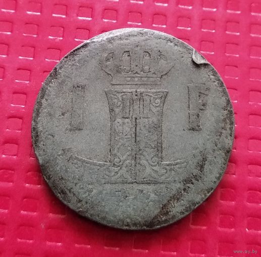 Бельгия 1 франк 1942 г. #41423