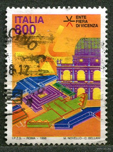 Ярмарка в Венеции. Италия. 1998. Полная серия 1 марка
