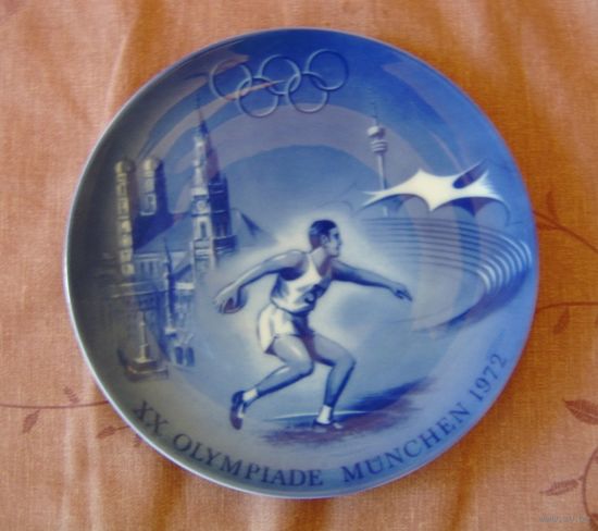 Олимпиада 1972 Мюнхен  тарелка настенная