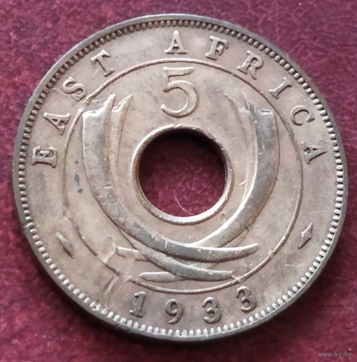 Британская Восточная Африка 5 центов, 1921-1936