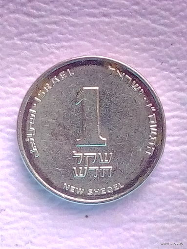 Израиль 1 новый шекель 2006 г. XF.