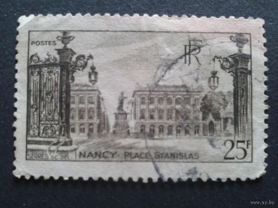 Франция 1947 Нанси дворец