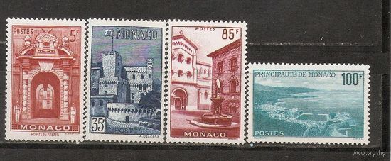 КГ Монако 1959 Архитектура  следы от наклеек