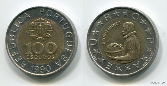 Португалия. 100 эскудо (1990, XF)
