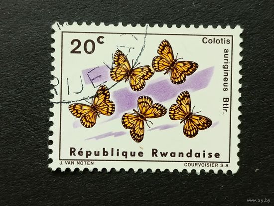 Руанда 1965. Бабочки