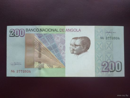 Ангола 200 кванза 2012