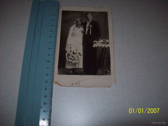Свадебное фото 1920-1930 гг