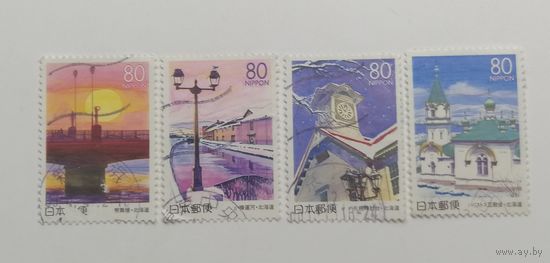 Япония 2000. Префектурные марки - Хоккайдо. Полная серия