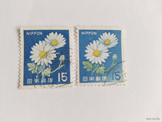 Япония 1966 2м   цветы