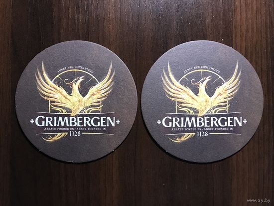 Подставка под пиво Grimbergen No 8