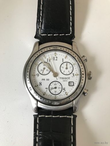 Часы Tissot PR50 Chronograph (хронограф) швейцарские часы  Sapphire J178/278 оригинал