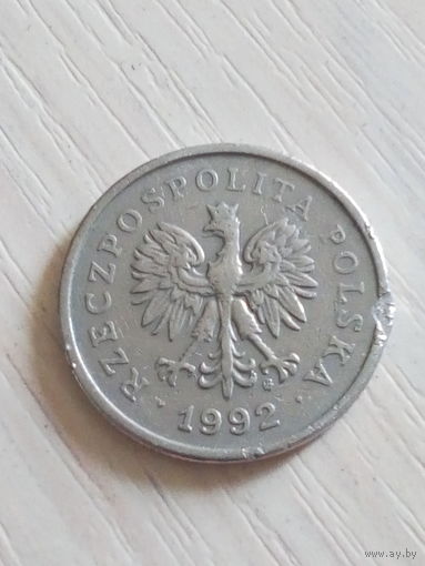 Польша 1 злотый 1992г.