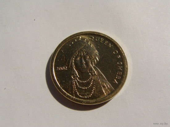 Сомали. 100 шиллингов 2002 год KM#112  "Царица Савская"