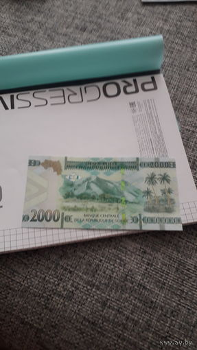 ГВИНЕЯ  2000 франков 2016 год