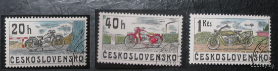Чехословакия 1975 Мотоциклы Транспорт