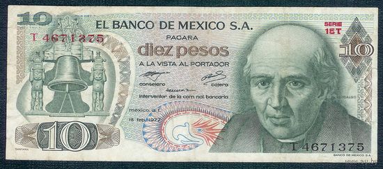 Мексика, 10 песо 1977 год.