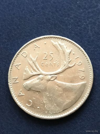 Канада 25 центов 1979