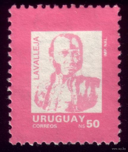 1 марка 1989 год Уругвай Лаваллеха 1636