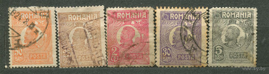 Король Фердинанд I. Румыния. 1920. Серия 5 марок