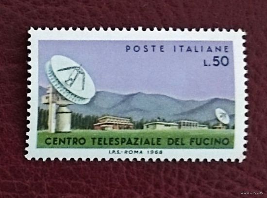 Италия: 1м/с спутниковая станция 1968г