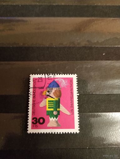 1971 Германия почтово-благотворительная игрушка культура искусство (3-10)
