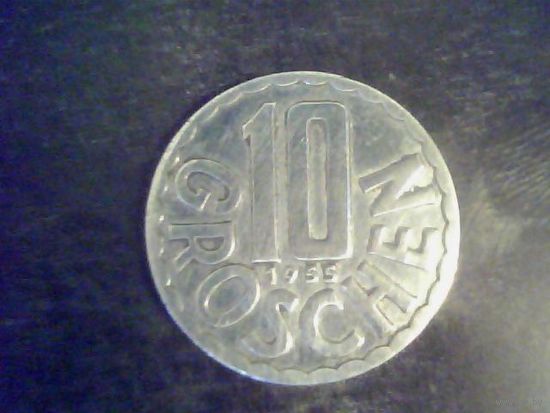 Монеты. Австрия 10 Грош 1955.
