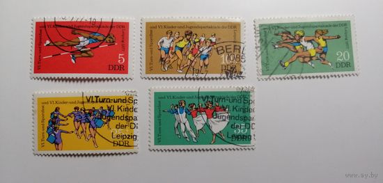 ГДР 1977.  Спорт