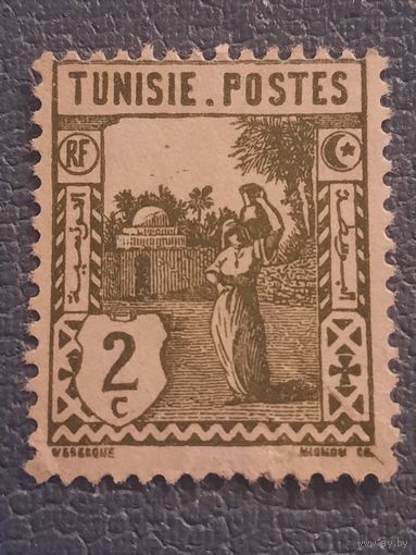 Тунис 1926. Французская колония. Носильщица воды